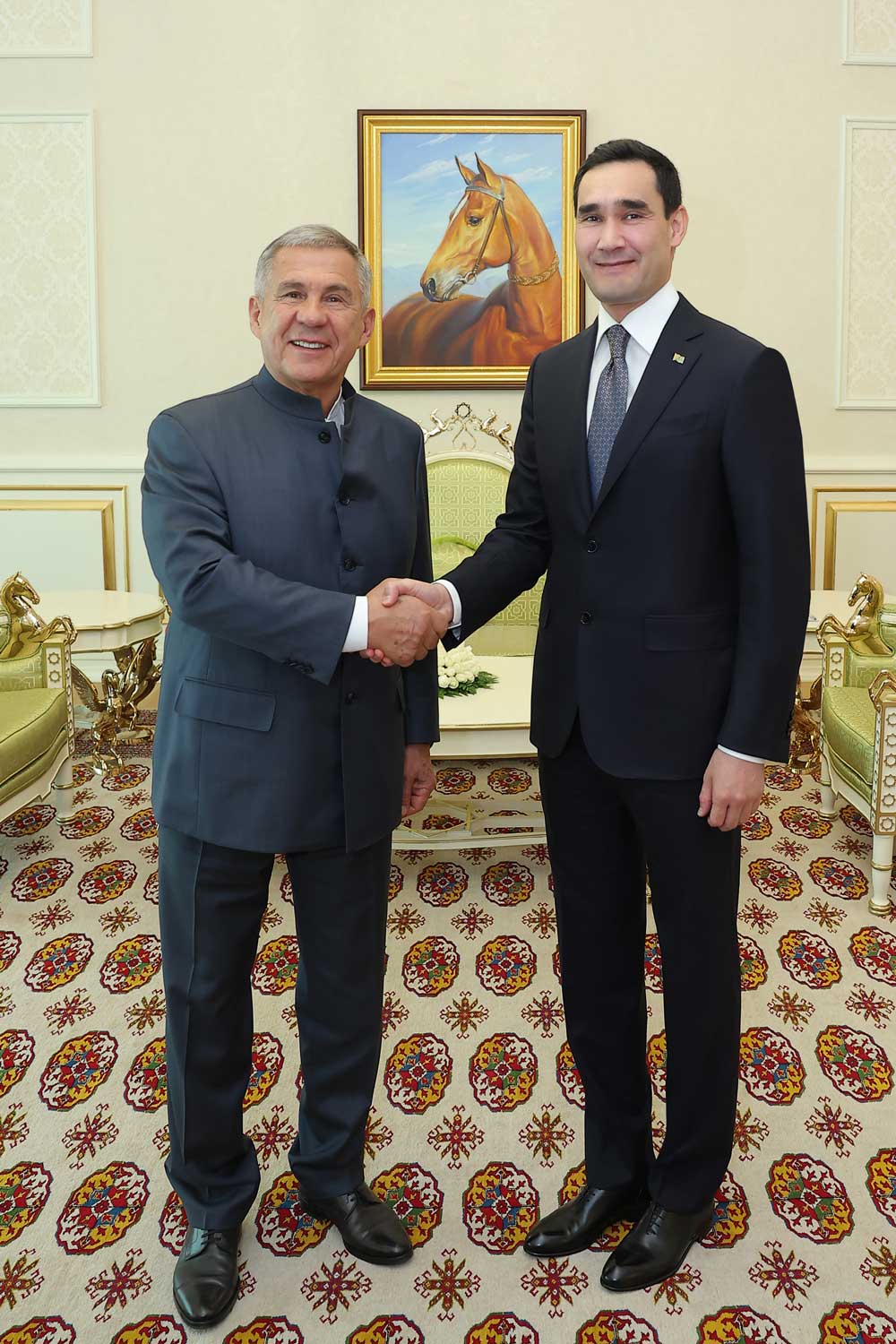 Meeting of the President of Turkmenistan and Rais of the Republic of Tatarstan of the Russian Federation