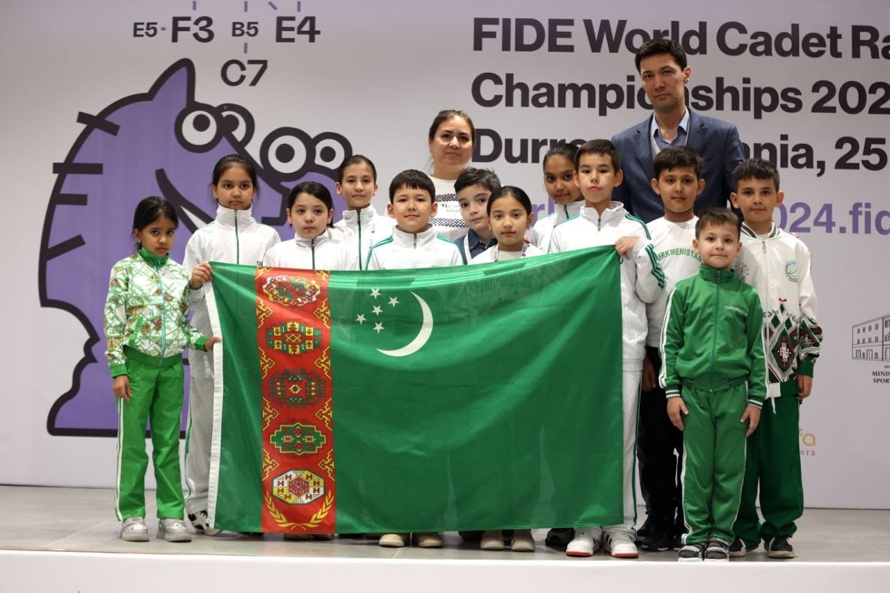 A chess player from Turkmenistan won bronze at the World Cadet Rapid and Blitz Championship U10
