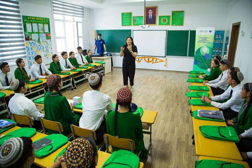 The most energy efficient school in Turkmenbashi has been selected