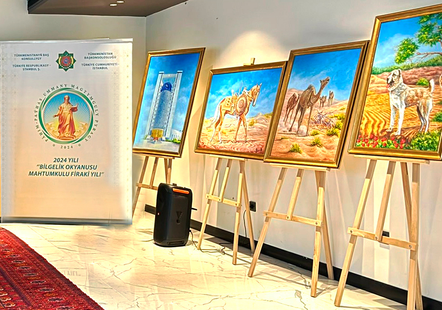Генеральное Консульство Туркменистана в Стамбуле организовало мероприятие в честь 300-летия  Махтумкули Фраги