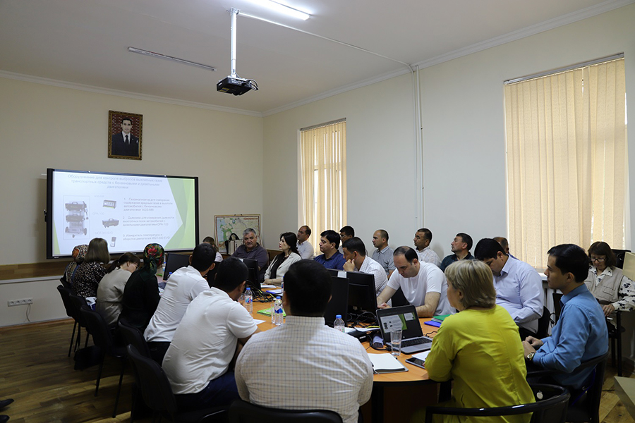 The environmental monitoring system is being improved in Turkmenistan