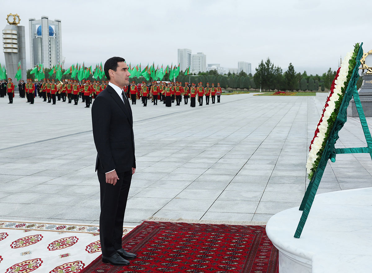 President Serdar Berdimuhamedov took part in the festive ceremonies