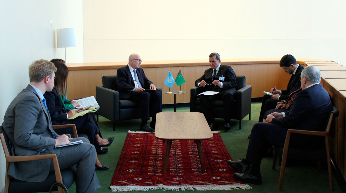 Начался визит туркменской делегации в Нью-Йорк, США