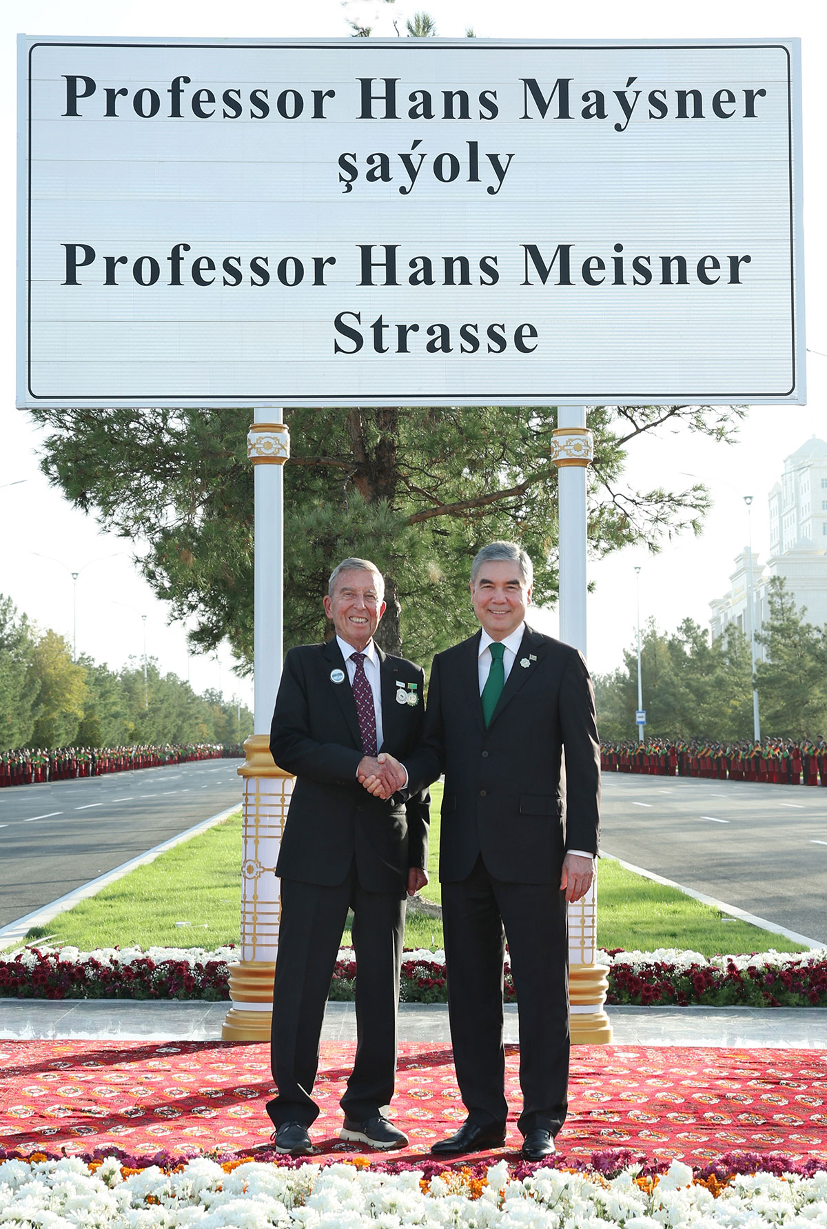 The opening of the monument «Kalbyň şypasy» took place in Ashgabat