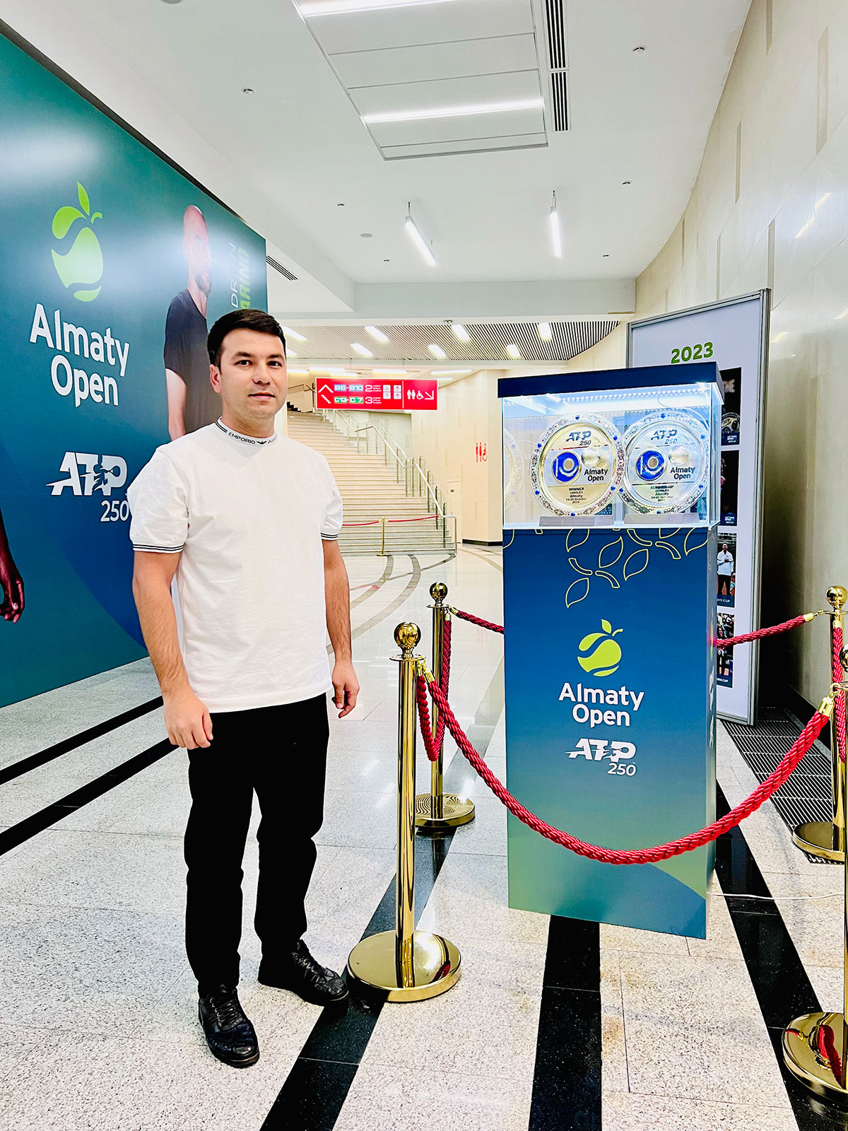Representative of the Turkmenistan Tennis Federation participated for the first time in organizing the professional ATP 250 tournament