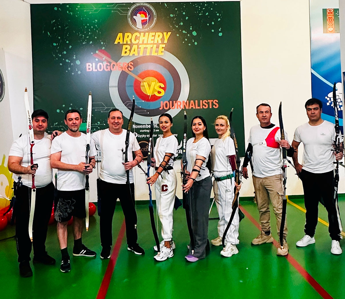 A team of journalists won an amateur archery tournament
