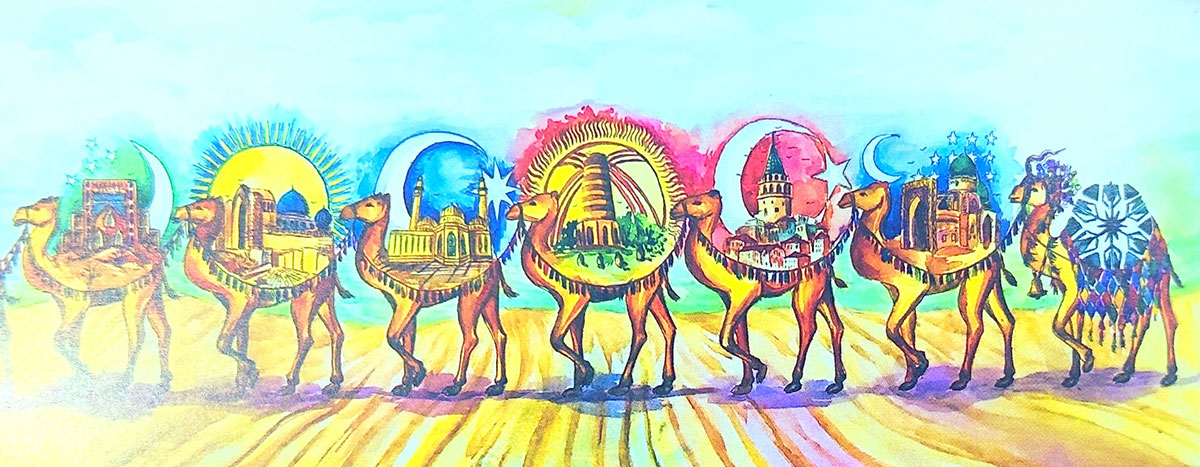 Turkmenistan and the Turkic World through the eyes of young artists in a New TÜRKSOY Collection