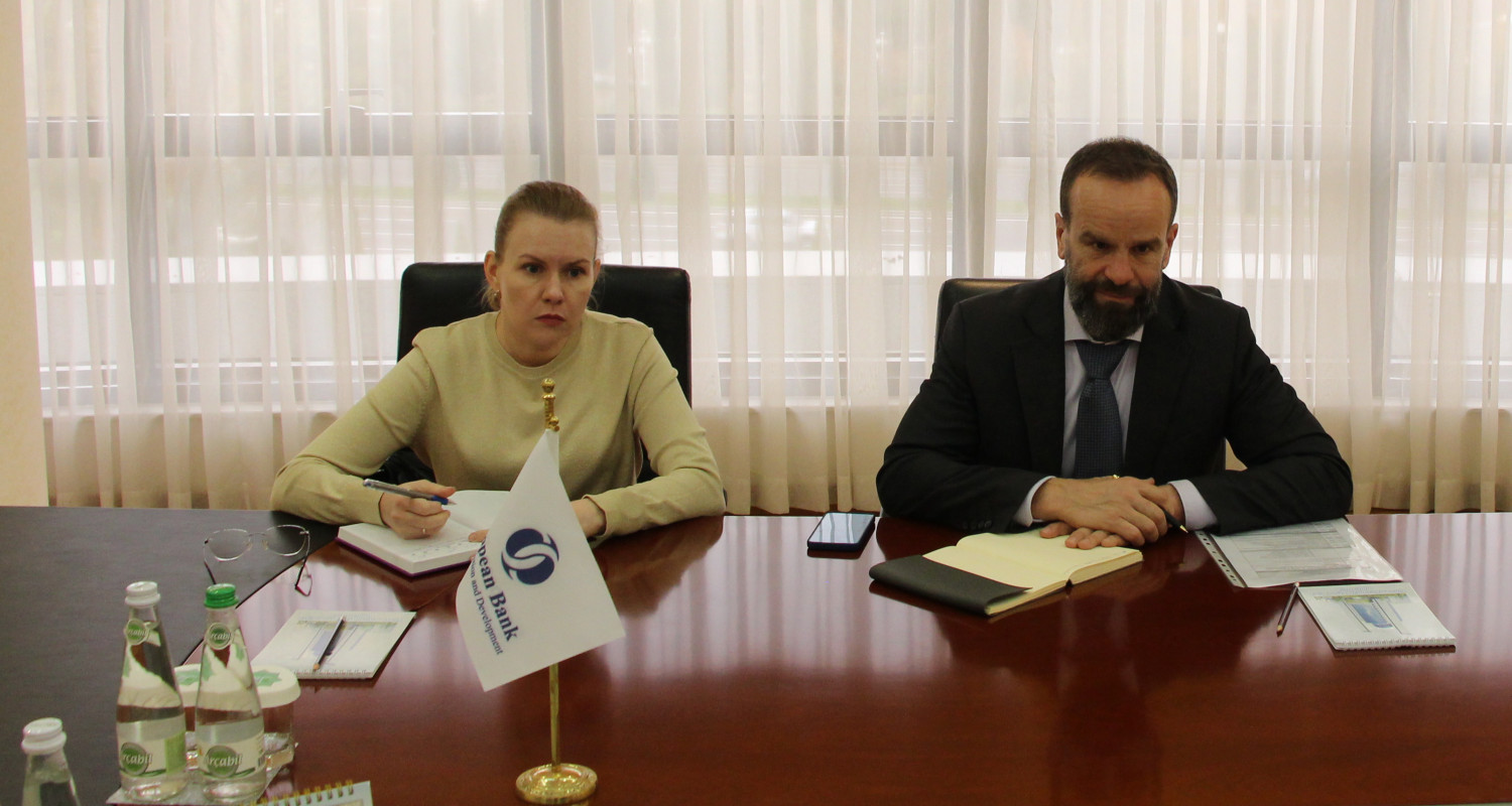 Встреча с главой Представительства Европейского Банка Реконструкции и Развития (ЕБРР) в Туркменистане