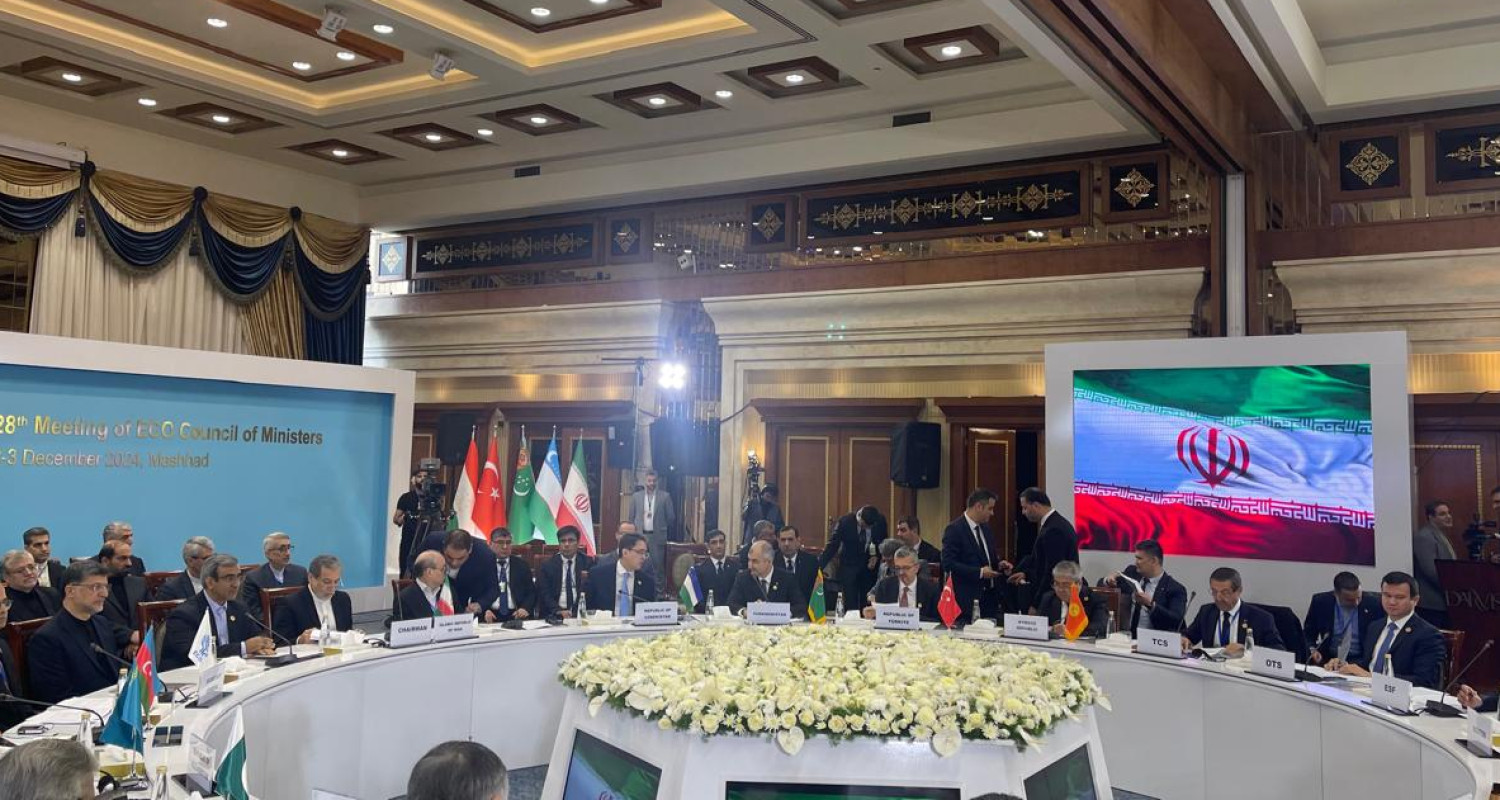 Об участии делегации Туркменистана в 28-ом заседании Совета министров Организации экономического сотрудничества