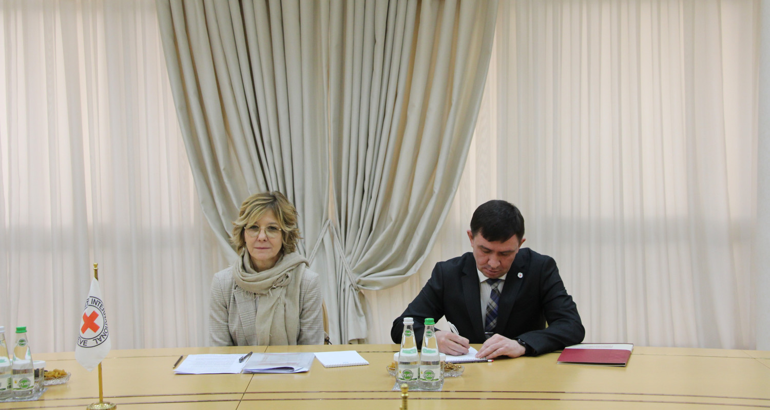 Встреча с главой Регионального представительства МККК в Центральной Азии