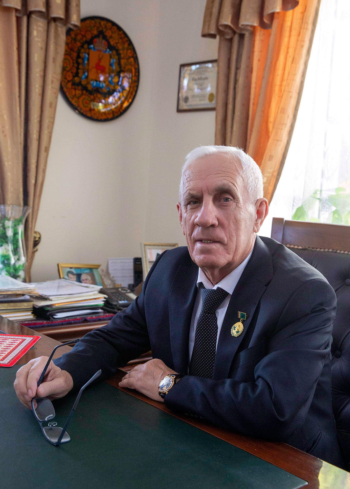 Tagir Agayev is one of the first sambo wrestlers in Turkmenistan