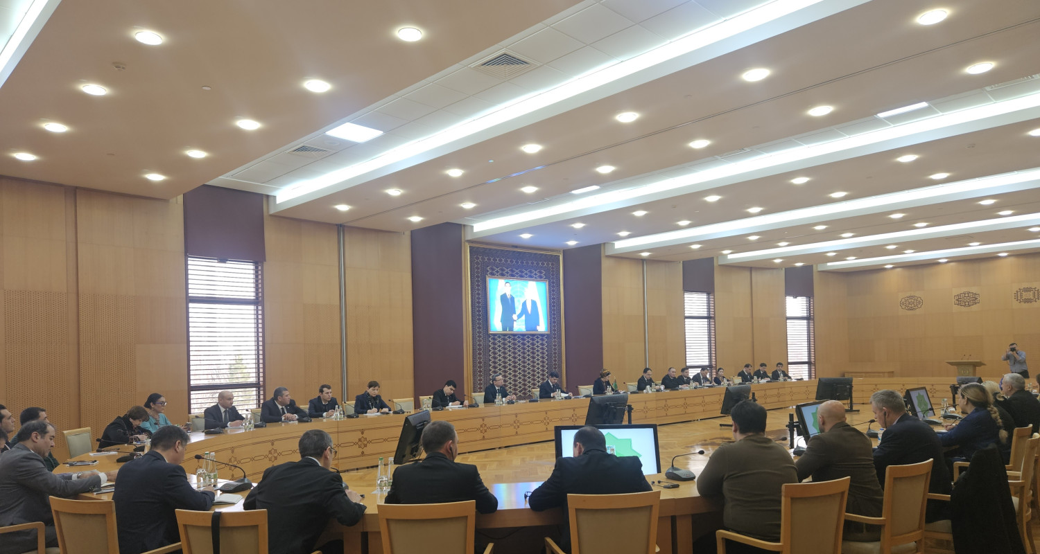 Пресс-конференция, посвященная итогам сотрудничества Туркменистана и Европейского Союза в 2024 году и перспективам совместной деятельности в 2025