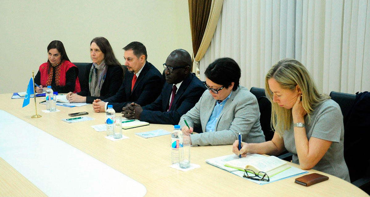 Гуманитарные вопросы обсуждены на встрече с делегацией Управления Верховного Комиссара ООН по правам человека