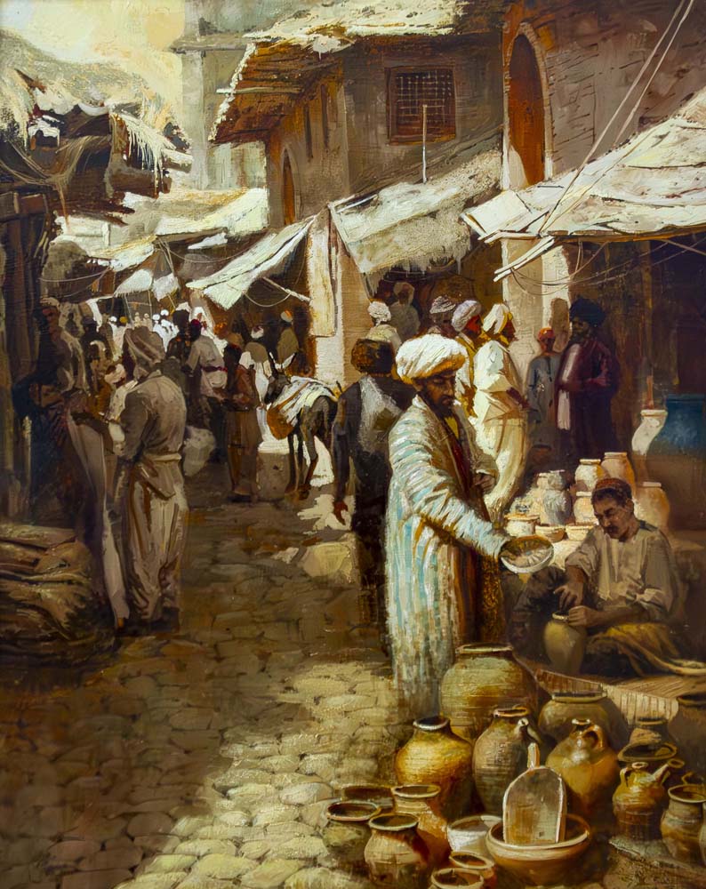 The authors of the exhibition works are teachers of art schools