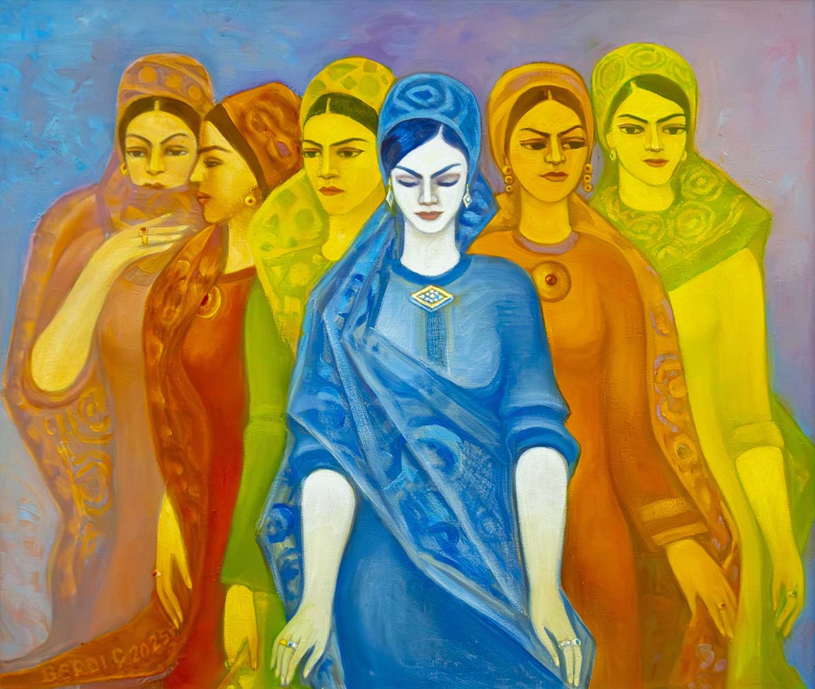 The authors of the exhibition works are teachers of art schools