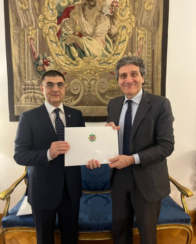 Состоялась встреча с Дипломатическим советником Президента Итальянской Республики