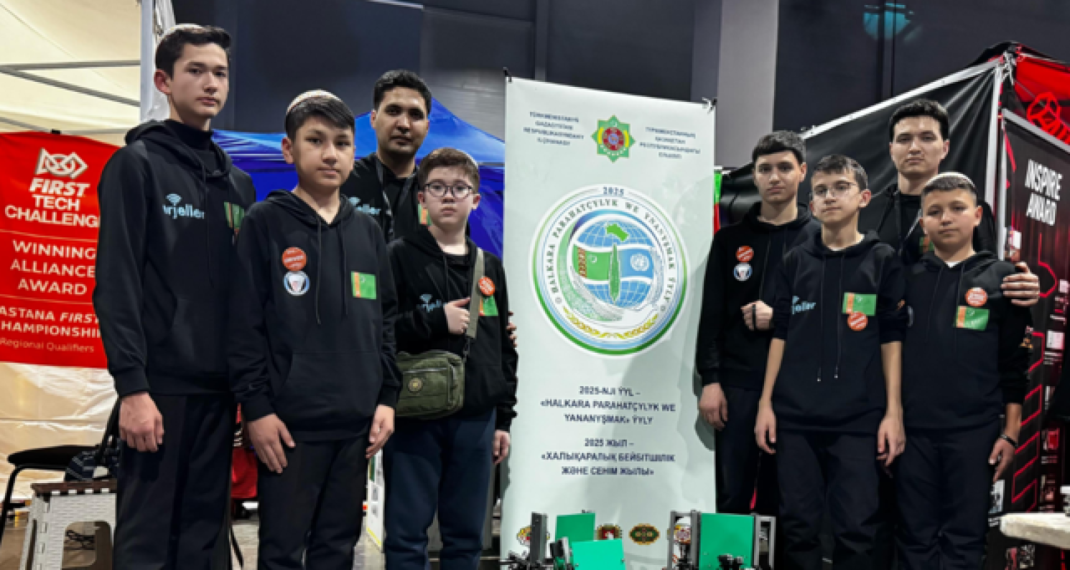 Young engineers of Turkmenistan take part in the International Robotics Championship «Almaty Tech Cup – 2025»
