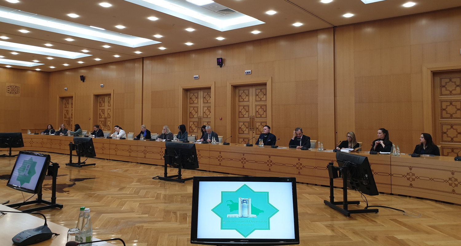 В МИД Туркменистана прошли переговоры с делегацией Европейского парламента