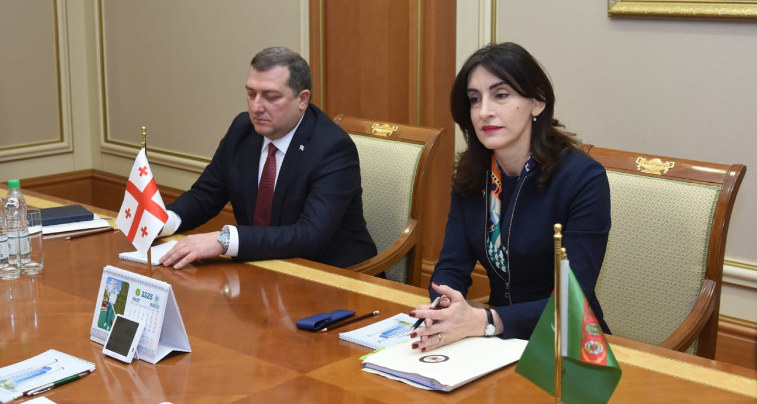 Министры иностранных дел Туркменистана и Грузии обсудили вопросы сотрудничества