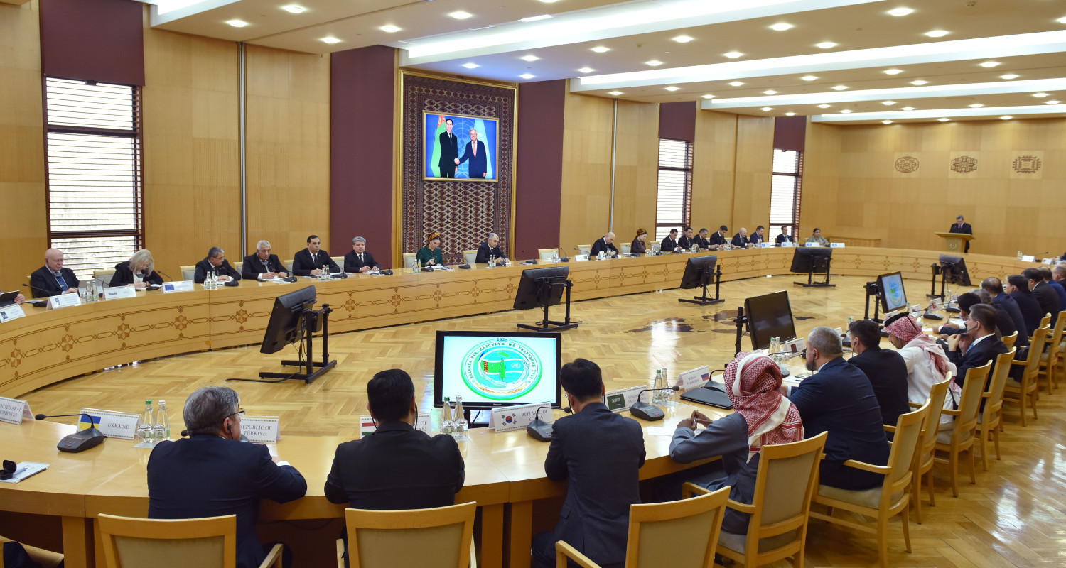 В МИД Туркменистана состоялся брифинг, посвященный мероприятиям в рамках Международного года мира и доверия