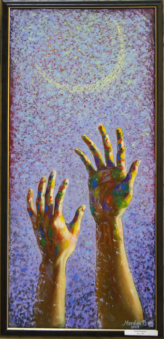 Works by master Annageldi Jumaniyazov and his two students on display