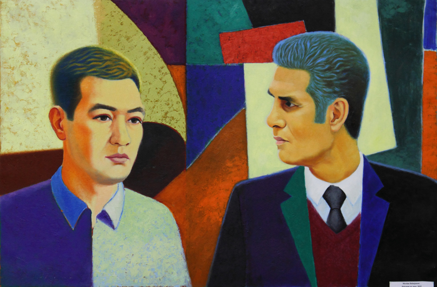Works by master Annageldi Jumaniyazov and his two students on display