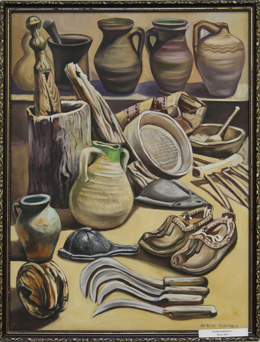 Works by master Annageldi Jumaniyazov and his two students on display