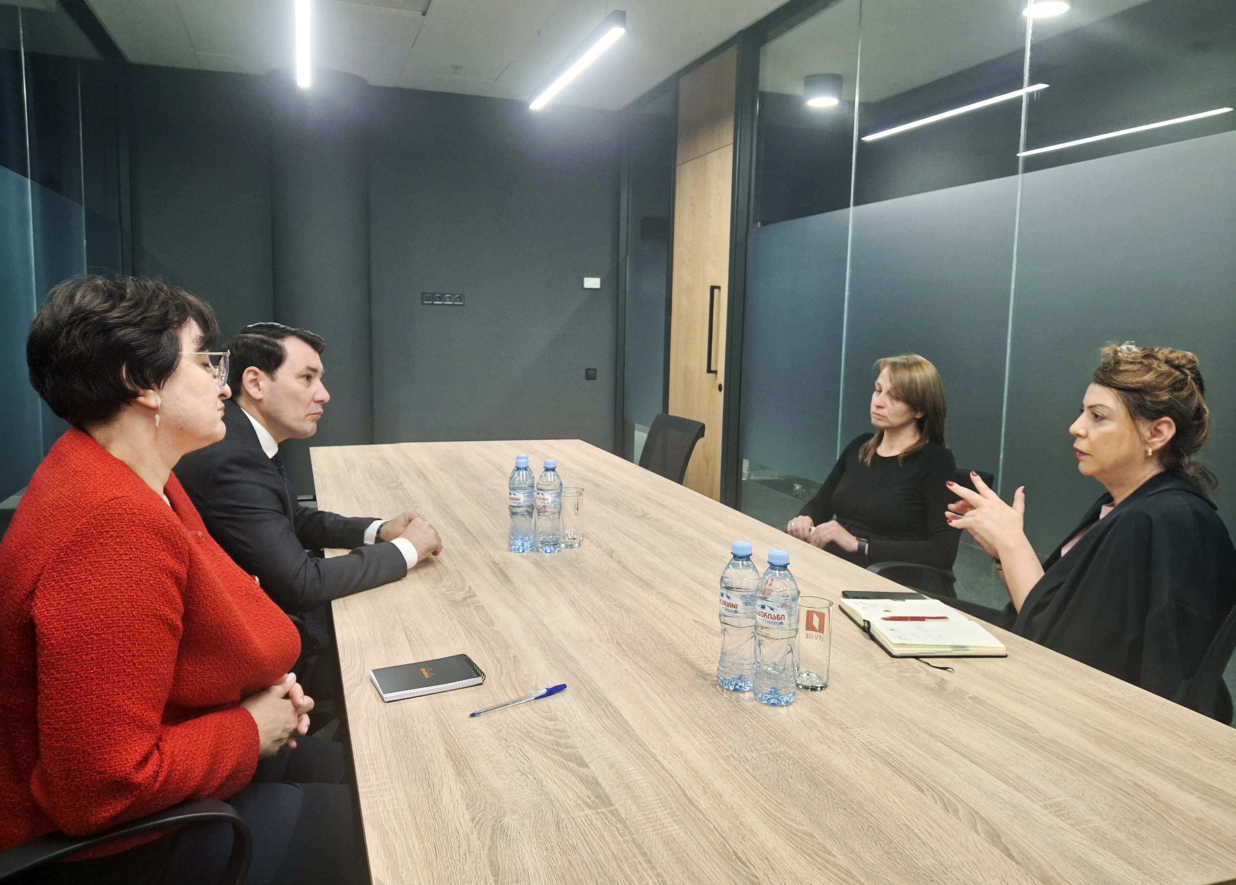 Türkmen-gruzin hyzmatdaşlygynyň KHBS-ler ulgamyndaky mümkinçiliklerine seredildi