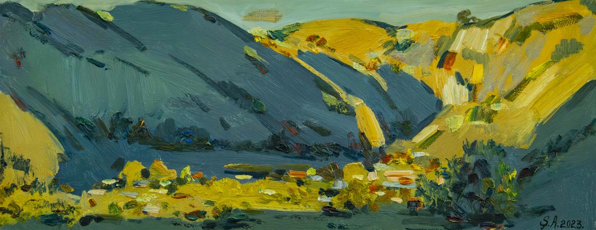 Shagylych Ataev: Turkmen landscapes in the style of impressionism