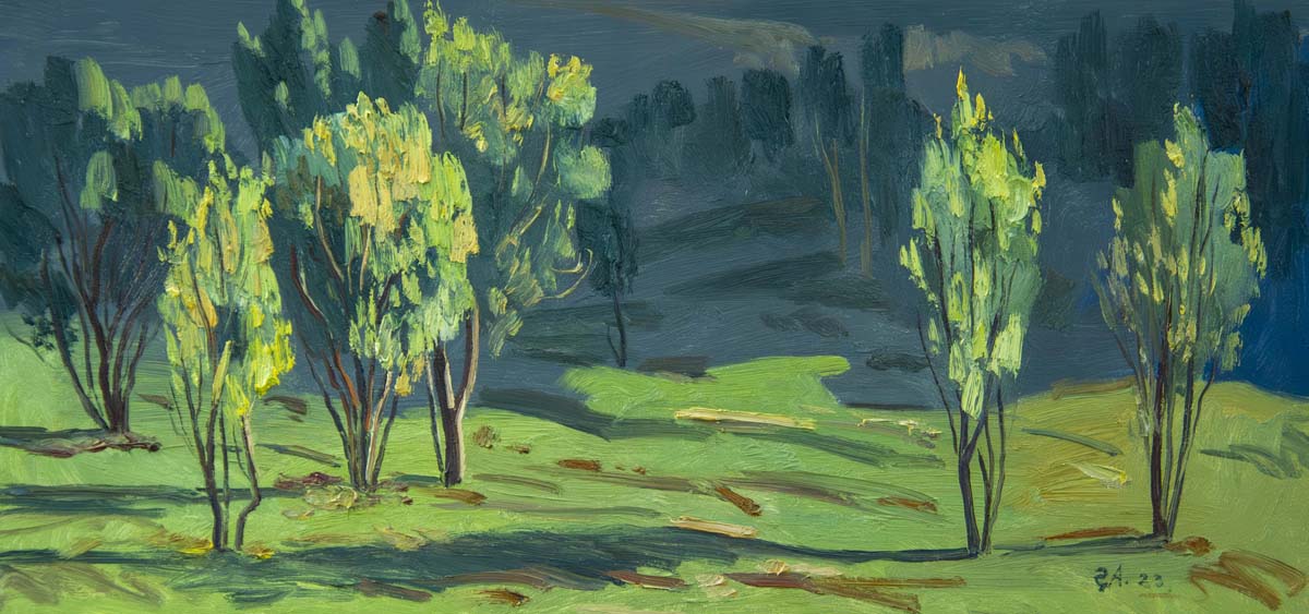Shagylych Ataev: Turkmen landscapes in the style of impressionism
