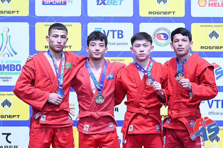 Türkmen samboçylary Daşkent şäherinde geçirilen Aziýanyň we Okeaniýanyň bilelikdäki çempionatynda 18 medal gazandylar