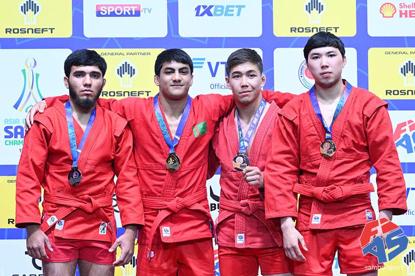 Türkmen samboçylary Daşkent şäherinde geçirilen Aziýanyň we Okeaniýanyň bilelikdäki çempionatynda 18 medal gazandylar