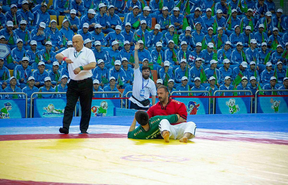International Tournament on National Wrestling Goresh and Belt Wrestling Alysh Started in Ashgabat