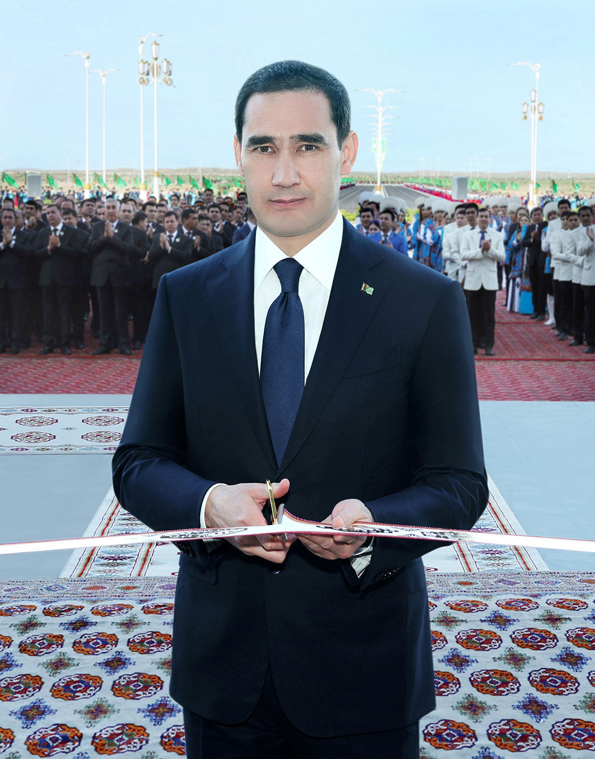 The President of Turkmenistan participated in the opening ceremony of the Balkanabat International Airport
