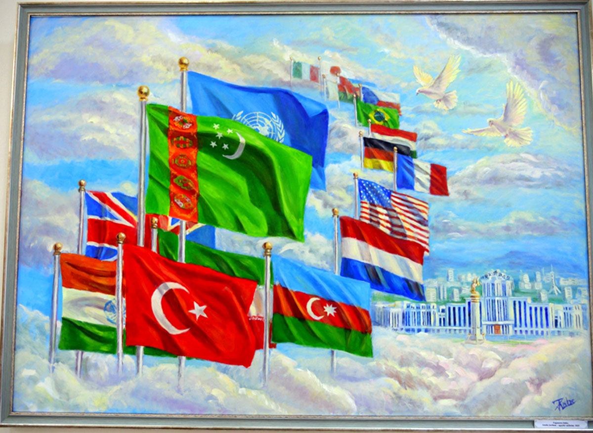 For the country's national holiday - works of artists about peace