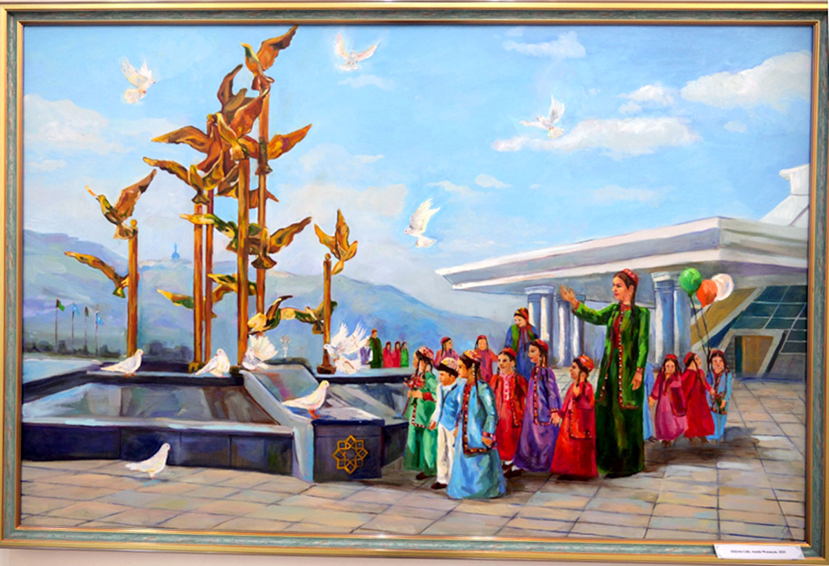 For the country's national holiday - works of artists about peace