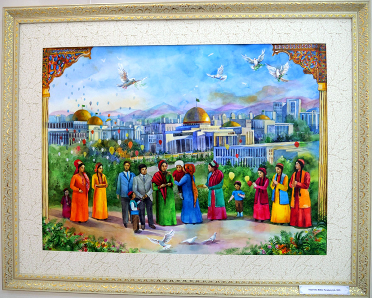 For the country's national holiday - works of artists about peace