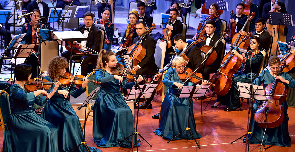 The international festival "Music of the World" on the stage of the Turkmen capital