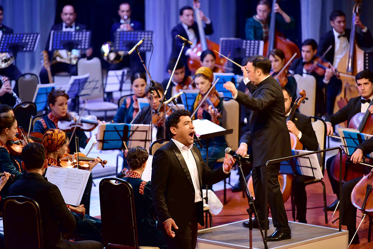 The international festival "Music of the World" on the stage of the Turkmen capital