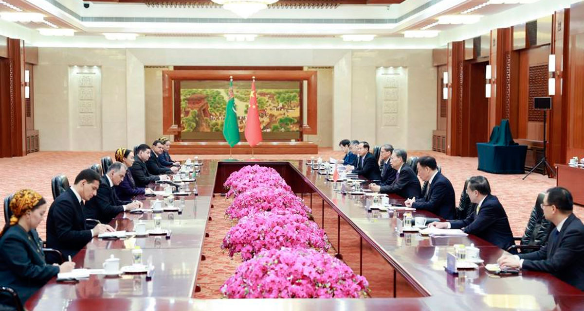 Working visit of the delegation led by the Chairperson of the Mejlis of Turkmenistan to the People's Republic of China