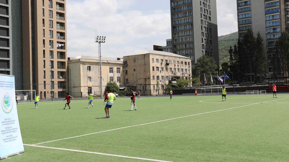 Football Tournament was held in Tbilisi, dedicated to International Year of Peace and Trust