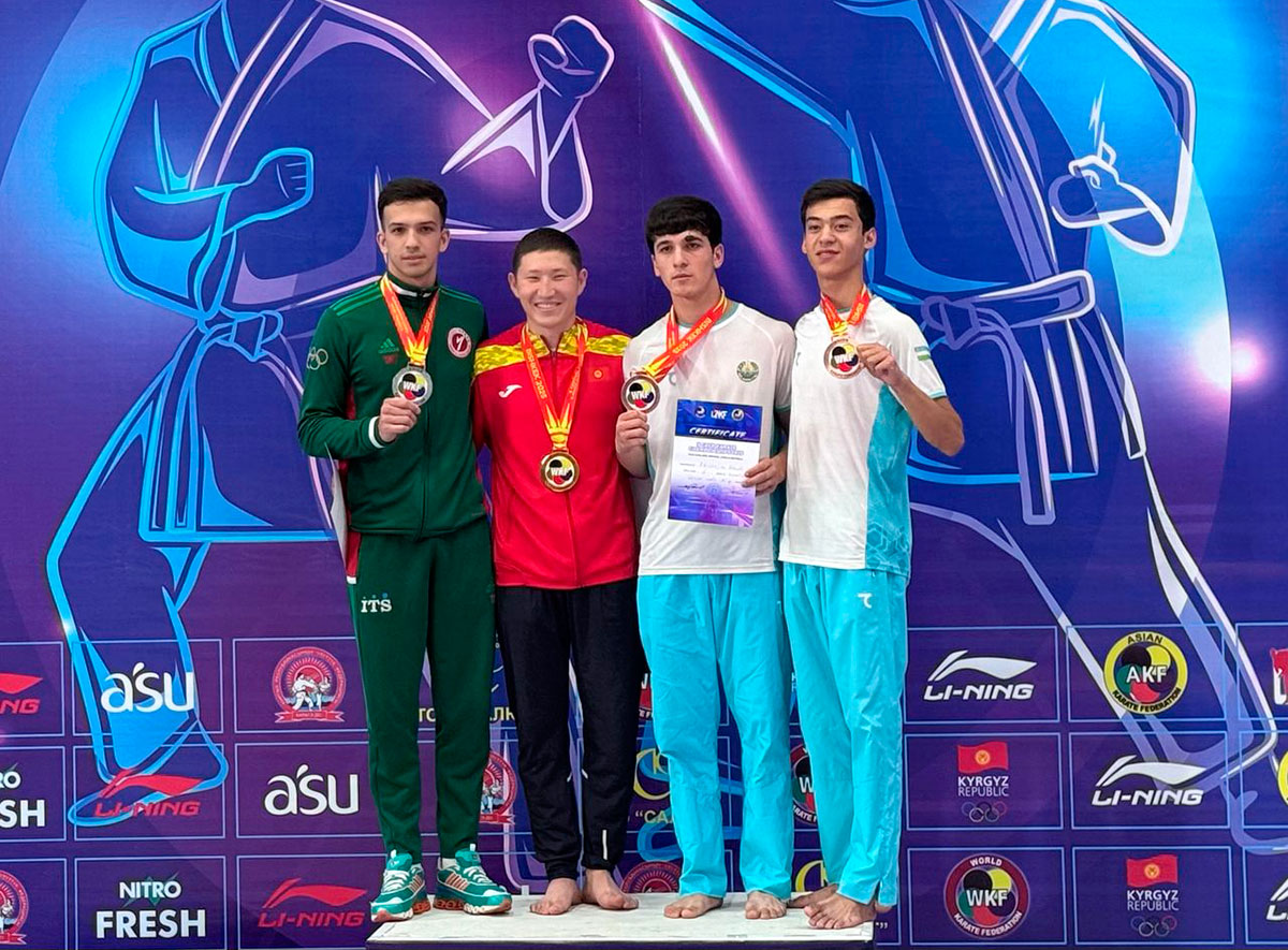 Merkezi Aziýa WKF karate çempionatynda Türkmenistanyň ýygyndy topary ýene 6 medal gazandy
