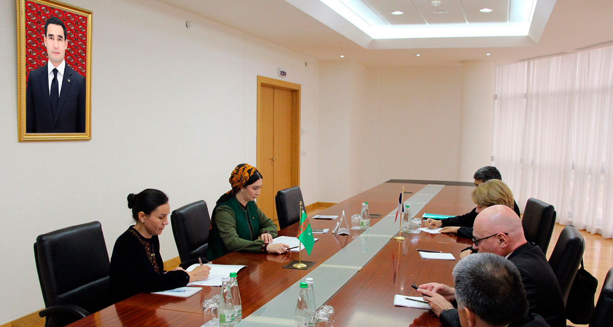 At the Ministry of Foreign Affairs of Turkmenistan was held a meeting with a senator of the French Republic, a member of the France-Central Asia parliamentary friendship group