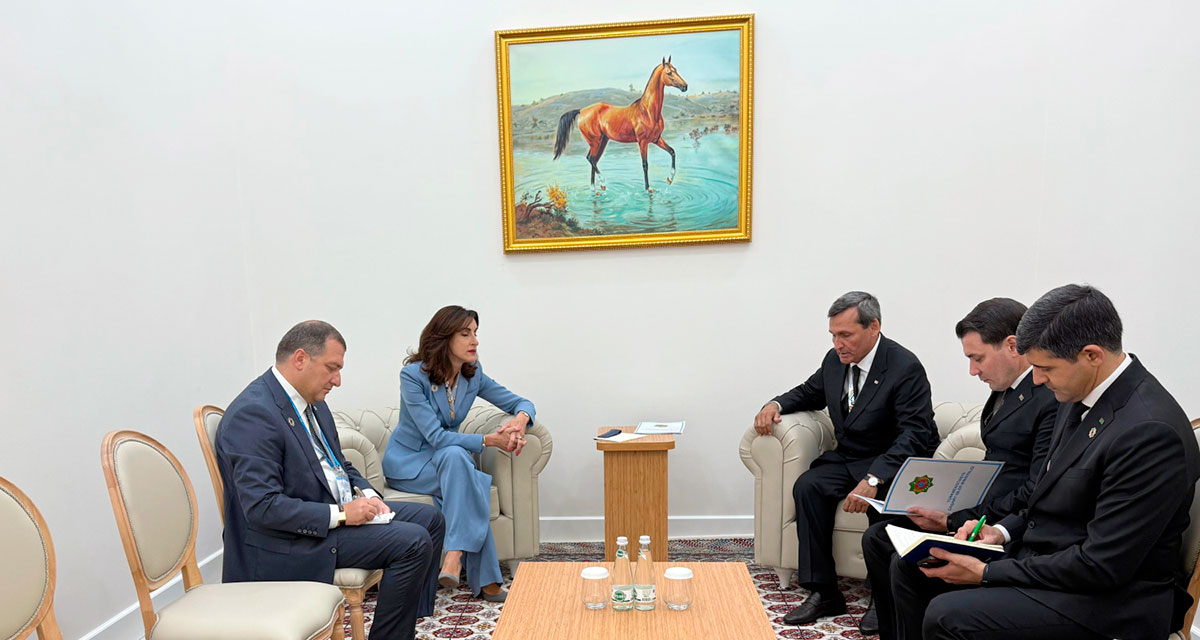 Meeting of the heads of foreign policy departments of Turkmenistan and Georgia