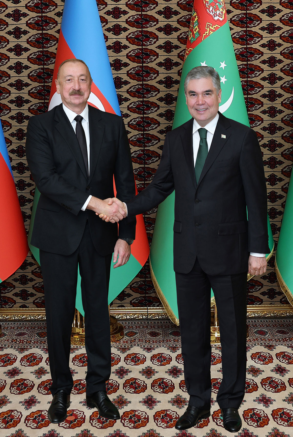 Hero Arkadag met with the President of the Republic of Azerbaijan