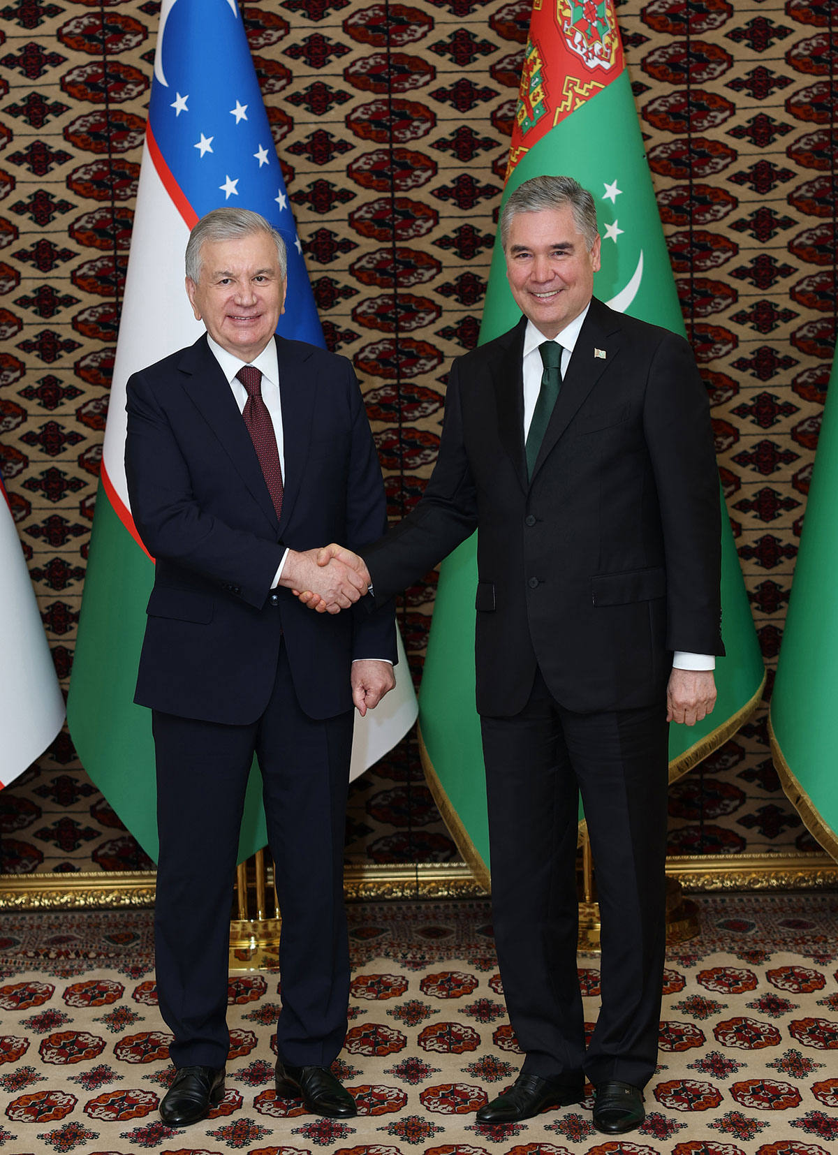 Hero Arkadag met with the President of the Republic of Uzbekistan
