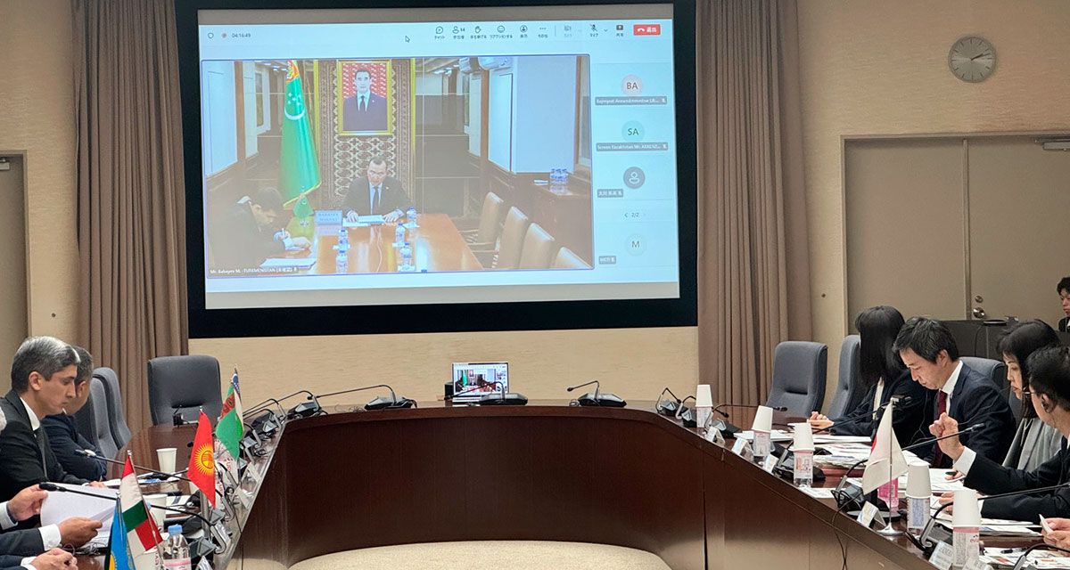 Türkmenistanyň wekiliýeti «Merkezi Aziýa + Ýaponiýa» formatynyň ministrler derejesindäki ikinji ykdysadyýet we energitika Dialogyna gatnaşdy