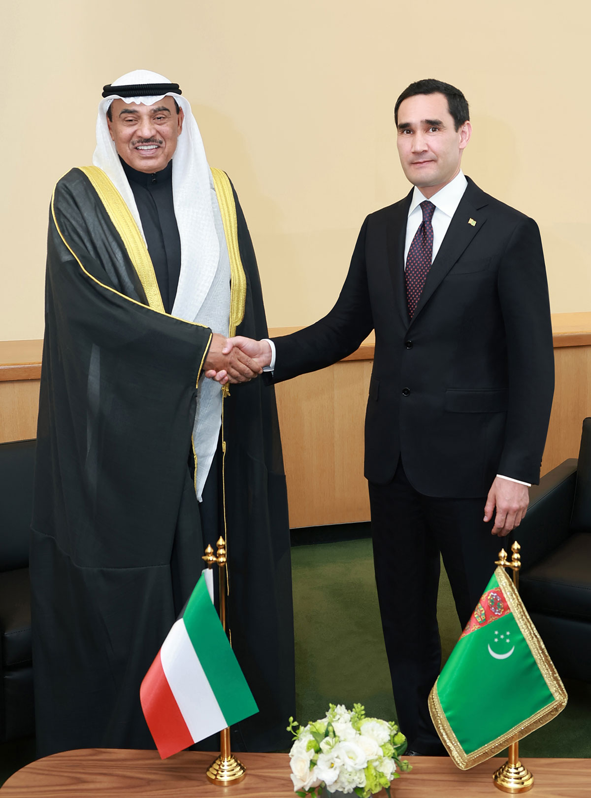 President of Turkmenistan had a meeting with the Crown Prince of Kuwait
