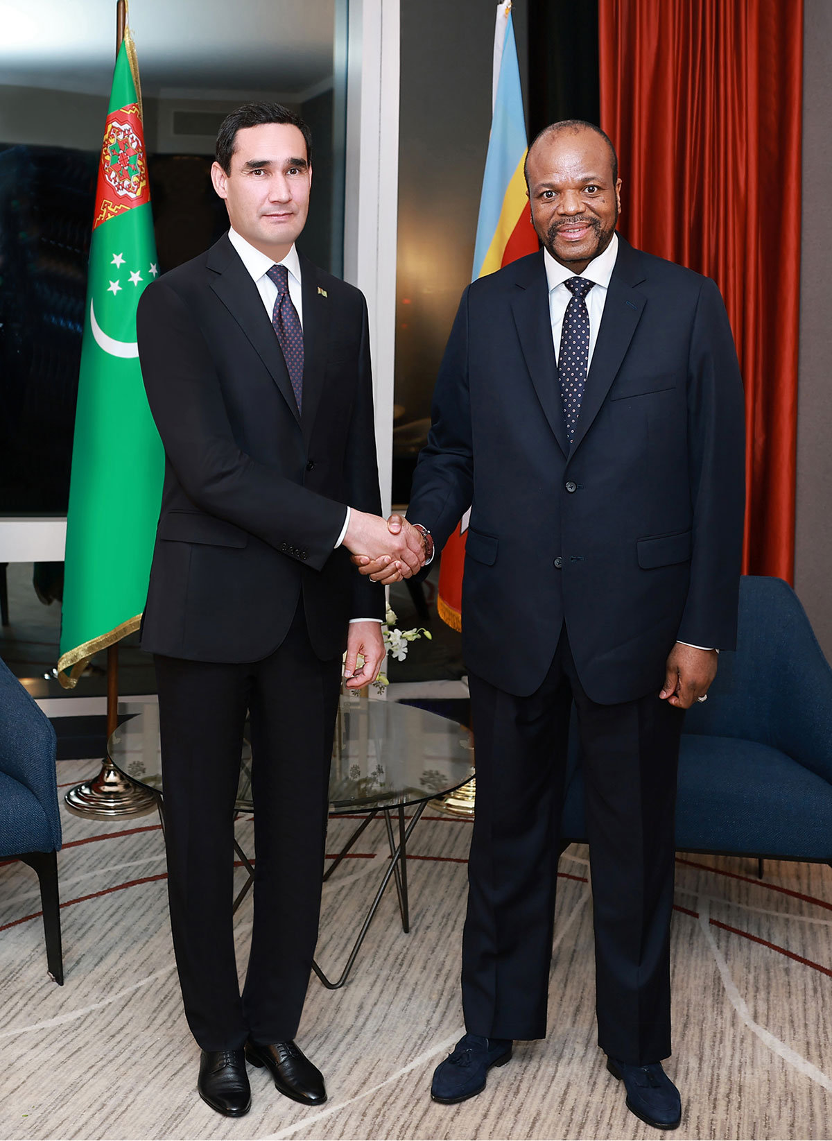 President of Turkmenistan had a meeting with the King of Eswatini