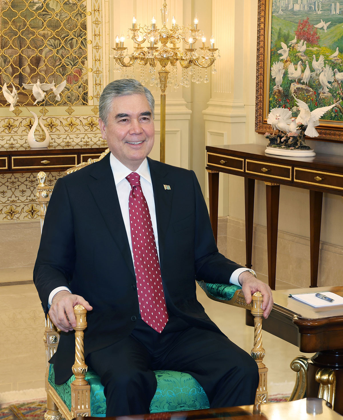 Национальный Лидер туркменского народа, Председатель Халк Маслахаты Туркменистана Герой-Аркадаг встретился с председателем Совета управляющих группы компаний «Çalyk Holding»